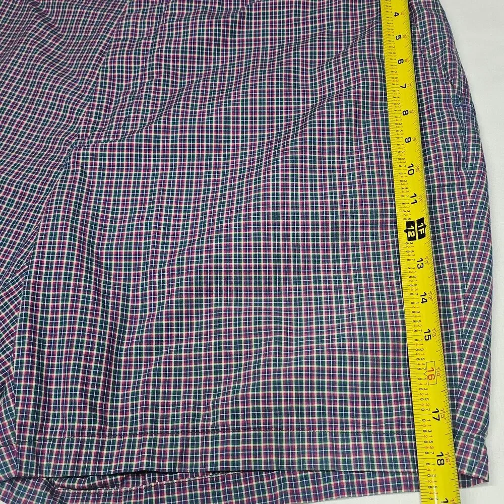 Polo Golf Ralph Lauren Links Fit Flat-Front Plaid Golf Shorts Chino Men's 38